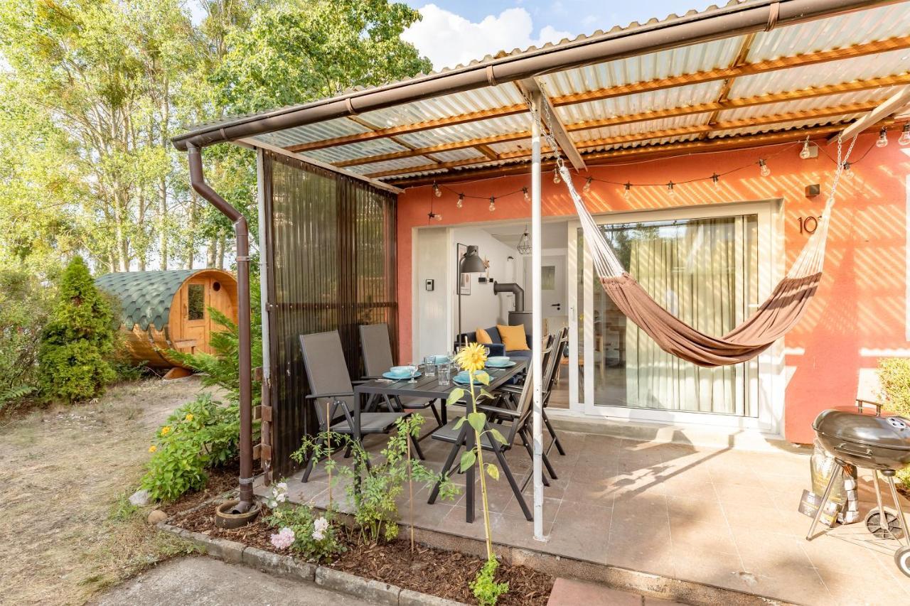 Am Grimnitzsee Gemutliches Tiny House Bungalow Mit Sauna Und Kamin Joachimsthal Zewnętrze zdjęcie