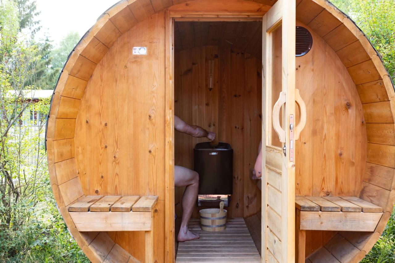 Am Grimnitzsee Gemutliches Tiny House Bungalow Mit Sauna Und Kamin Joachimsthal Zewnętrze zdjęcie